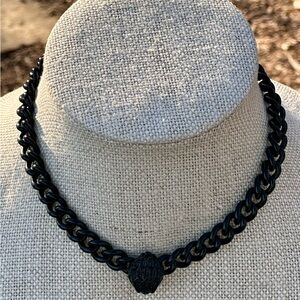 New Kurt Geiger London Eagle Curb Chain Collar Pendant Necklace